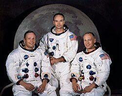 Apollo 11 crew — Armstrong, Collins, Aldrin